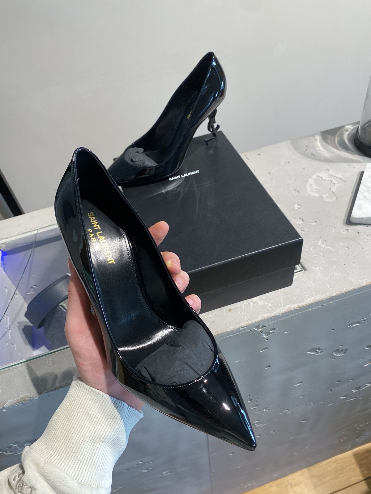 Saint Laurent Paris BNWT Saint Laurent Opyum Pumps / High Heels Size US 9 / IT 39 - 2 Thumbnail
