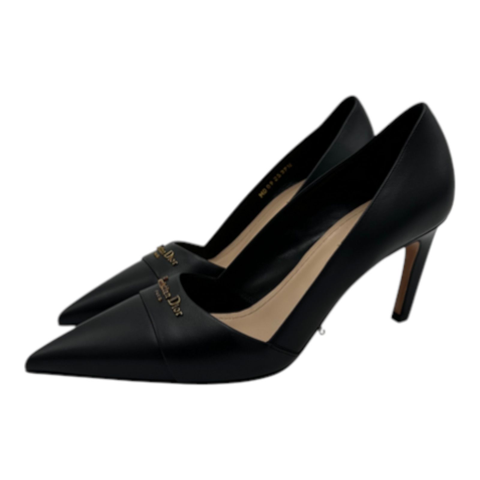 My Dior Pump Christian Dior in black leather size EU 38-US 8