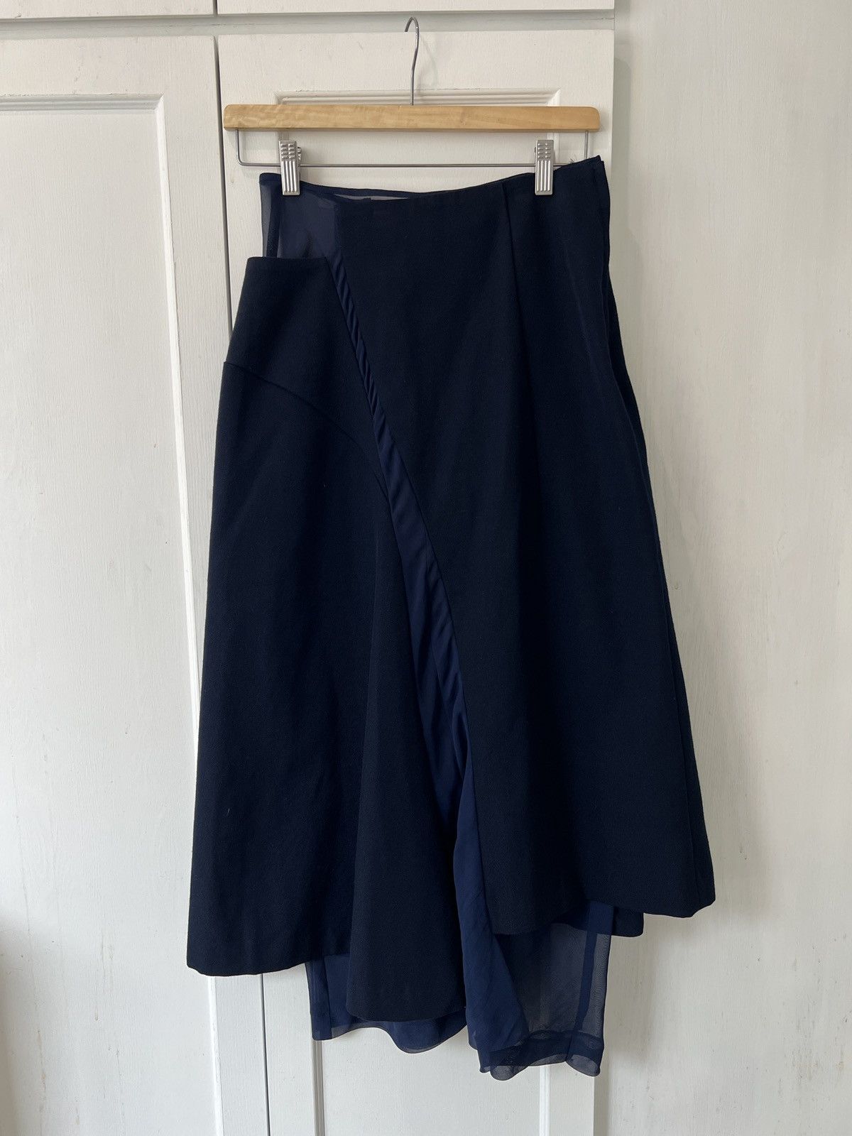 Comme des Garcons AW97 Comme Des Garcons “Adult Punk” Asymmetrical Wool Skirt Size 27" / US 4 / IT 40 - 1 Thumbnail