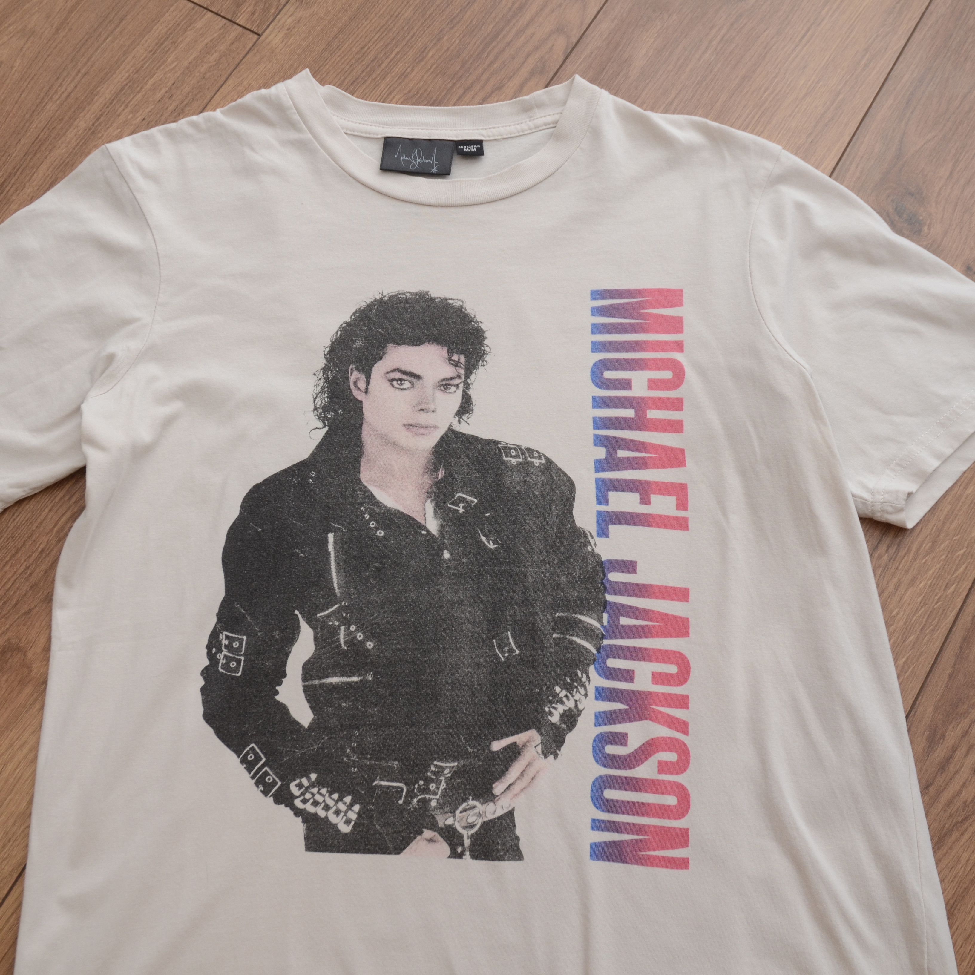 Band Tees Michael Jackson 1988 Bad Tour T-Shirt M Double Sided Unisex Size US M / EU 48-50 / 2 - 7 Thumbnail