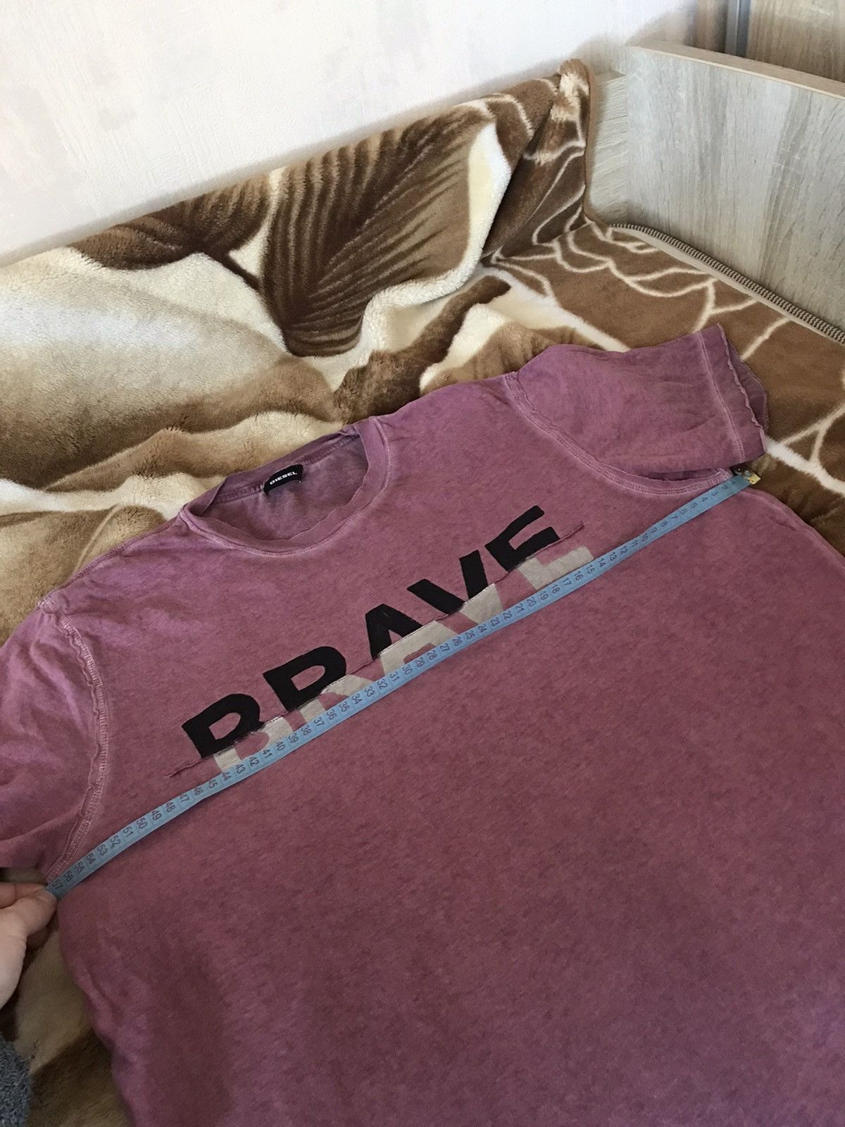 Diesel × If Six Was Nine 🔥 Diesel Brave Washed Distressed Avant Garde T Shirt Y2K Size US L / EU 52-54 / 3 - 7 Thumbnail