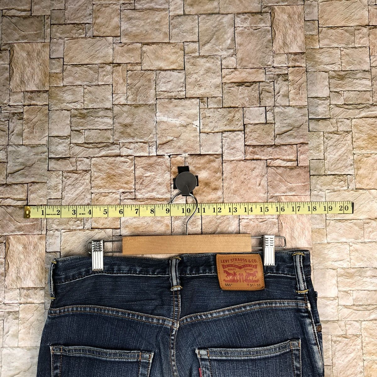Levi's Levis Blue Denim Pants #7569 Size US 32 / EU 48 - 15 Thumbnail