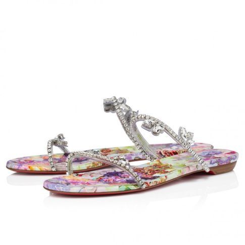 Christian Louboutin Just Queenie Floral Size US 7.5 / IT 37.5 - 1 Thumbnail