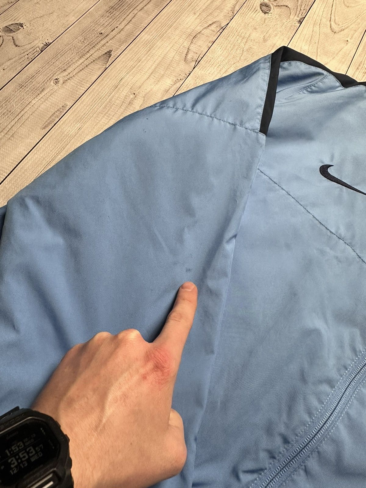 Nike × Vintage Vintage Nike England soccer track jacket size XXL blue rare Size US XXL / EU 58 / 5 - 5 Thumbnail