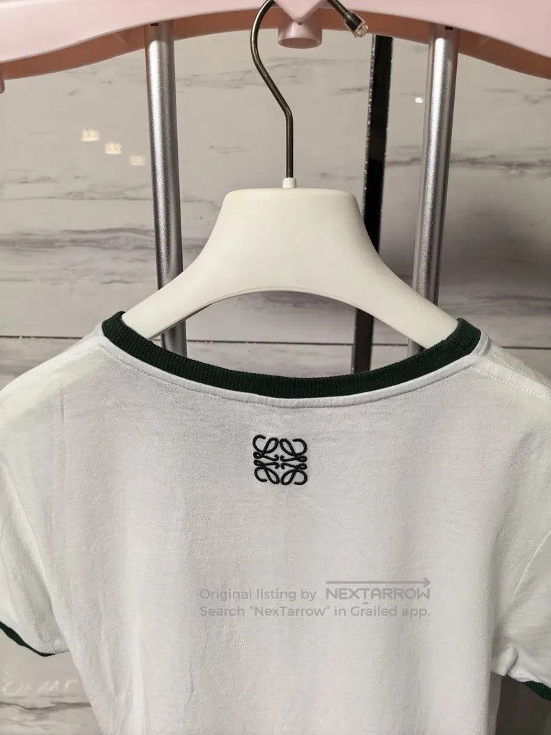 Loewe Loewe Floral Printed Logo Short Sleeve T-Shirt, Length 58, Size S / US 4 / IT 40 - 9 Thumbnail