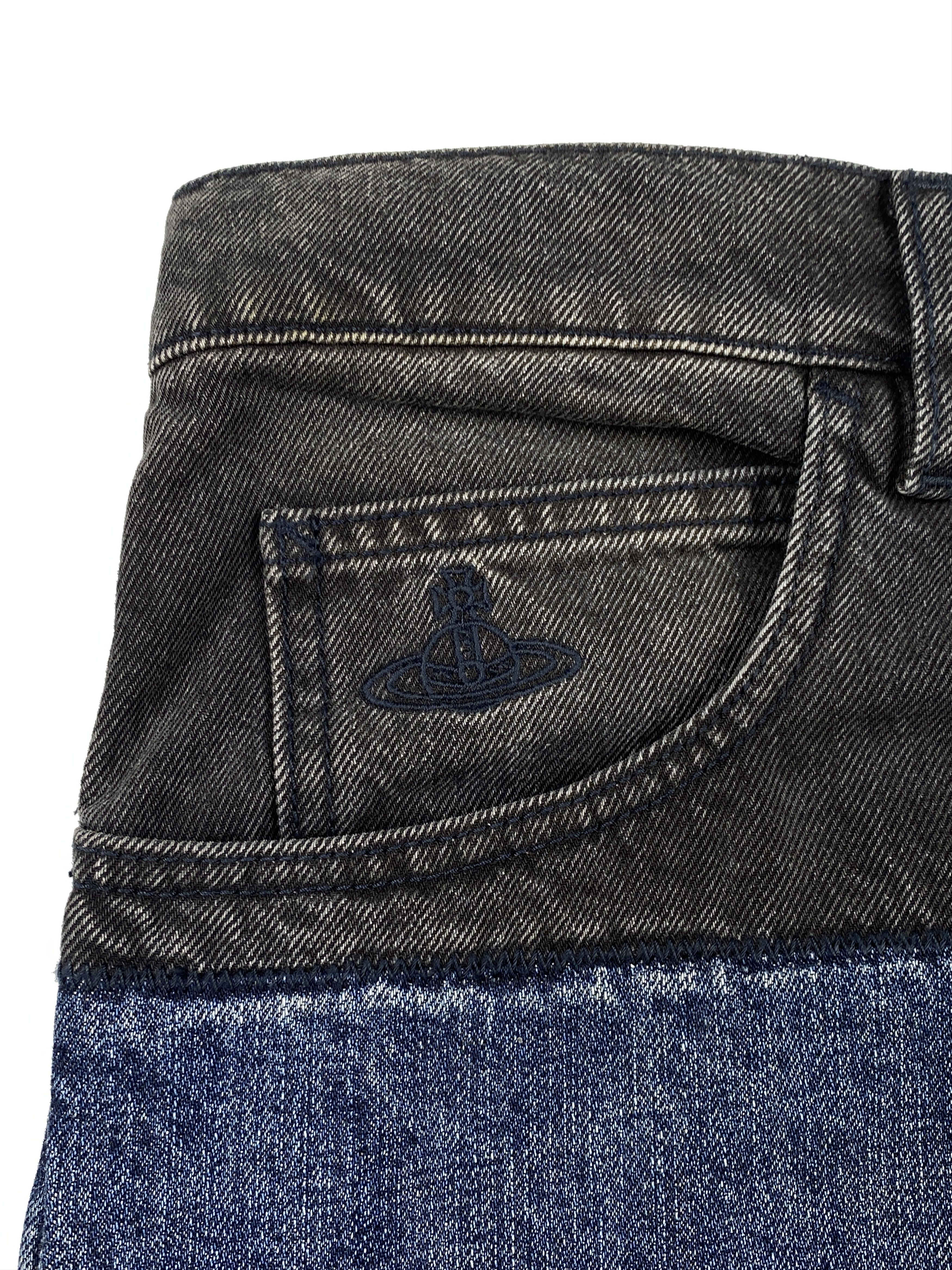 Vivienne Westwood Contrasting Waistband Denim Jeans Size US 32 / EU 48 - 6 Thumbnail
