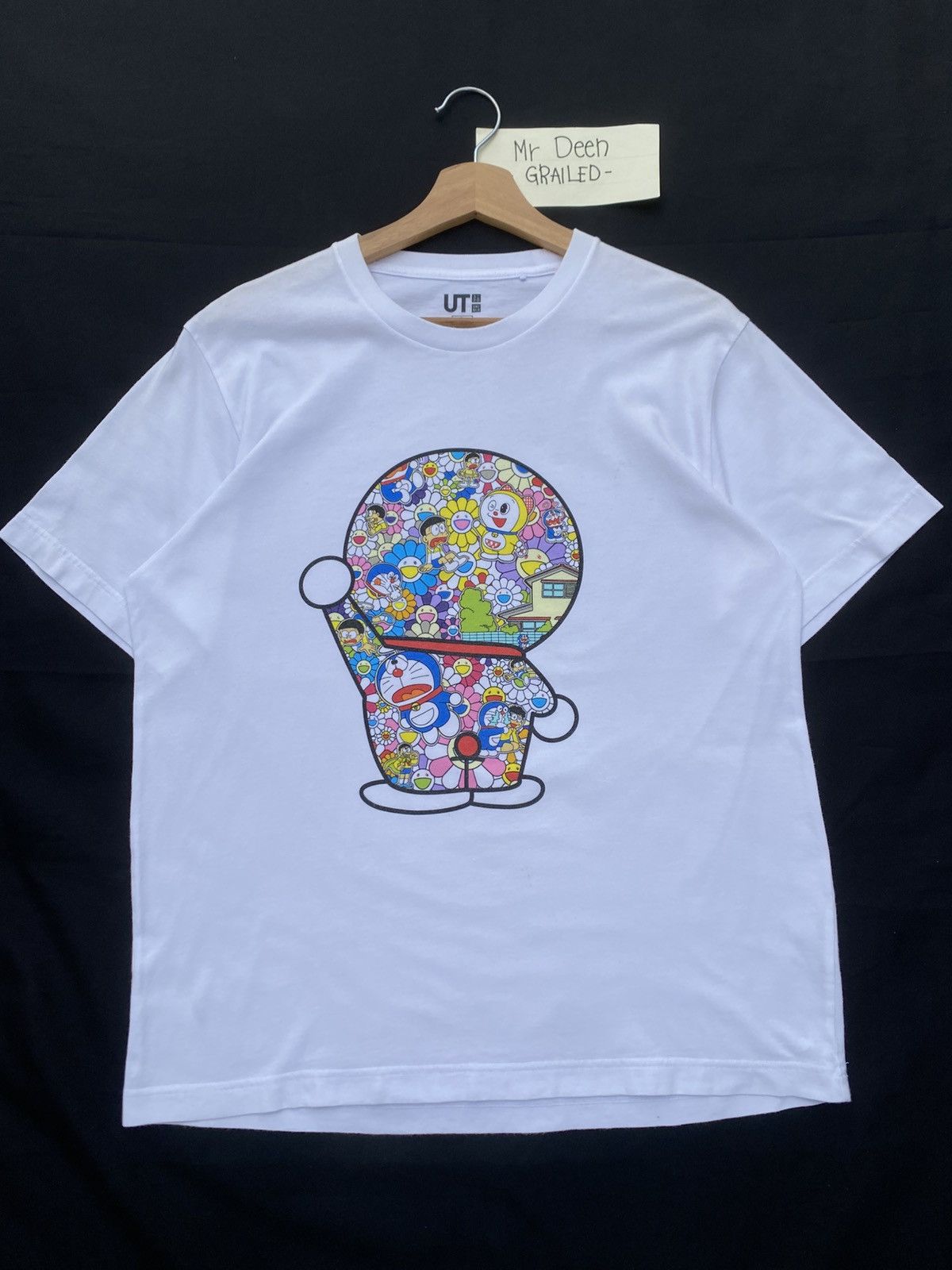 Takashi Murakami × Uniqlo Rare Uniqlo x Takashi Murakami Doraemon White Tshirt Size US L / EU 52-54 / 3 - 5 Thumbnail