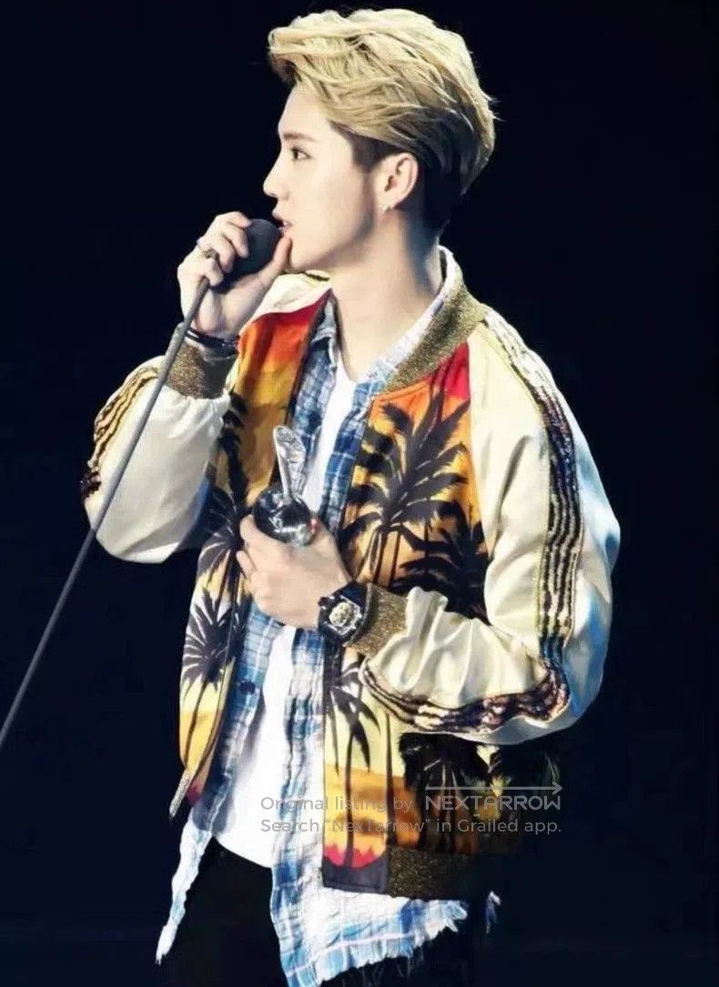 Saint Laurent Paris Saint Laurent Palm Tree Print Jacket. Size US M / EU 48-50 / 2 - 4 Thumbnail