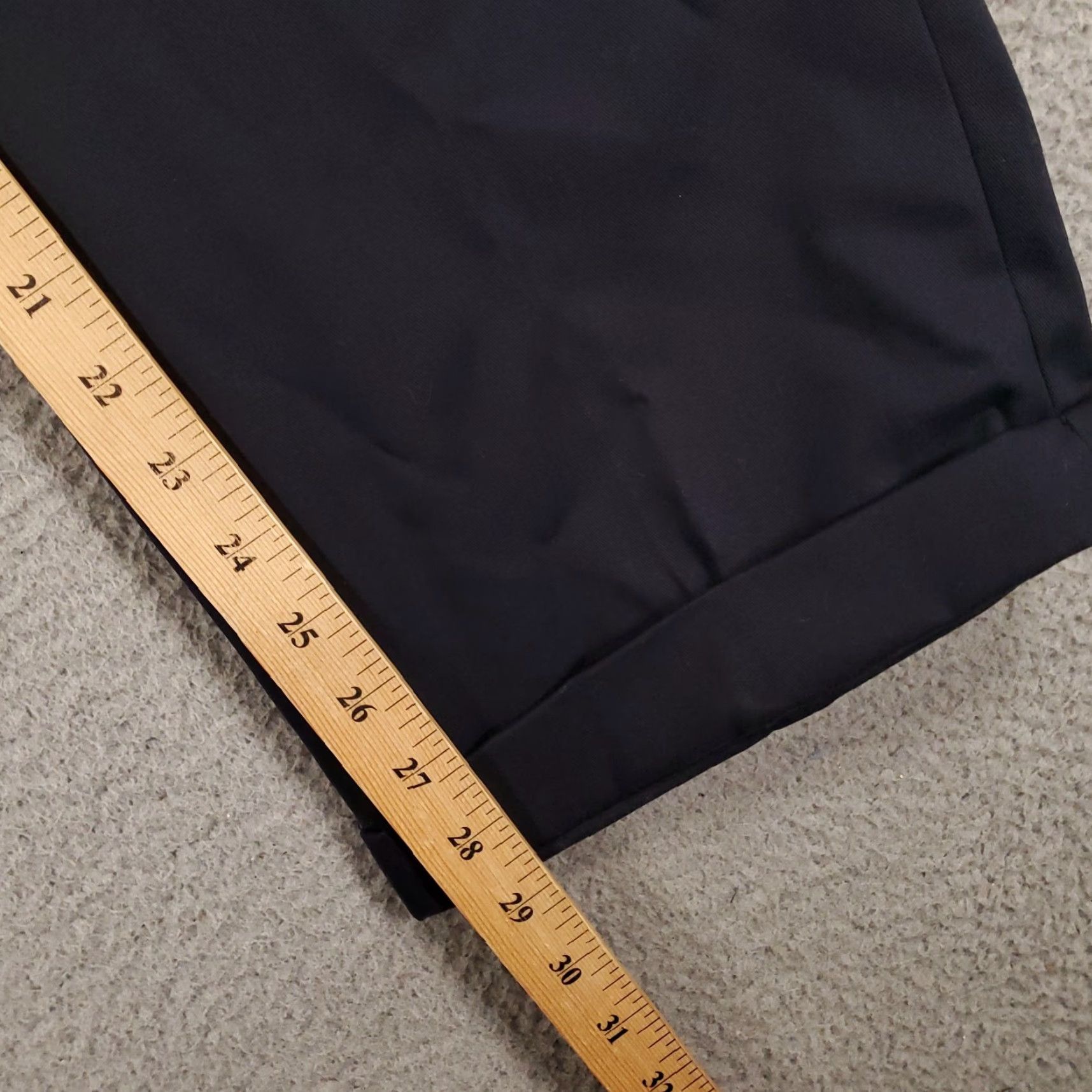 Chaps Chaps Men's Dress Pants 38x29 Black Wool Blend Slim Fit Casual Business Size US 38 / EU 54 - 5 Thumbnail