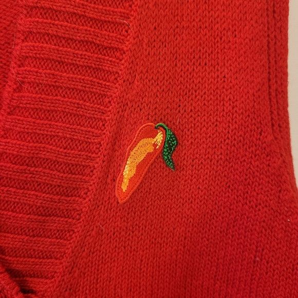Other Marc Cain Red Spicy Pepper Sleeveless Pullover Wool Vest - M Size M / US 6-8 / IT 42-44 - 6 Thumbnail