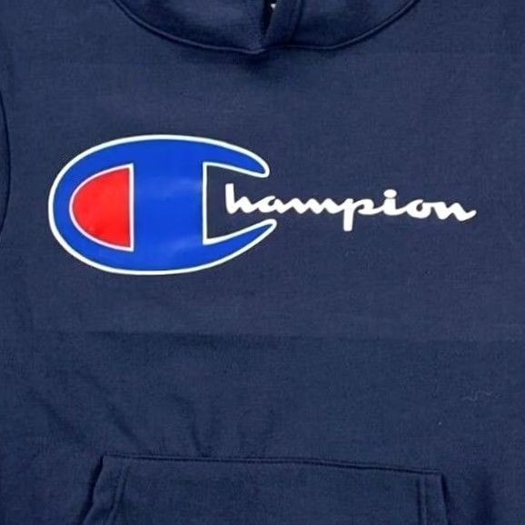 Champion Champion Hoodie Men Small Navy Graphic Print Sweatshirt Pullover Logo - Athletic New F47 Size US S / EU 44-46 / 1 - 3 Thumbnail