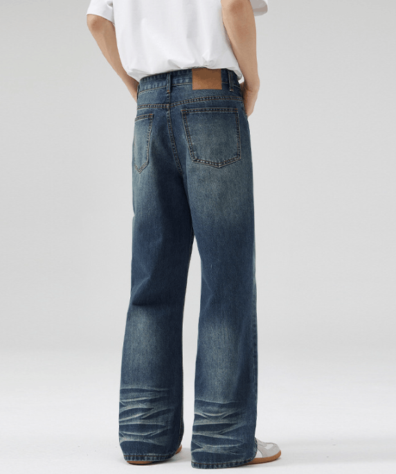 Japanese Brand High street vintage baggy pleated straight bootcut jeans Size US 32 / EU 48 - 5 Thumbnail