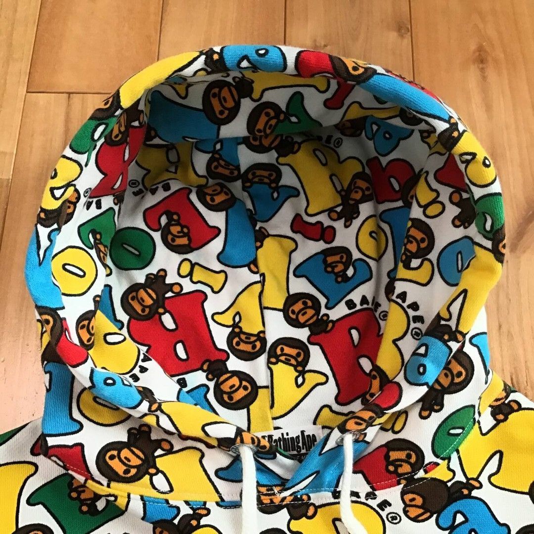 Bape BAPE MILO LOGO Pullover Hoodie a bathing ape Size US L / EU 52-54 / 3 - 4 Thumbnail