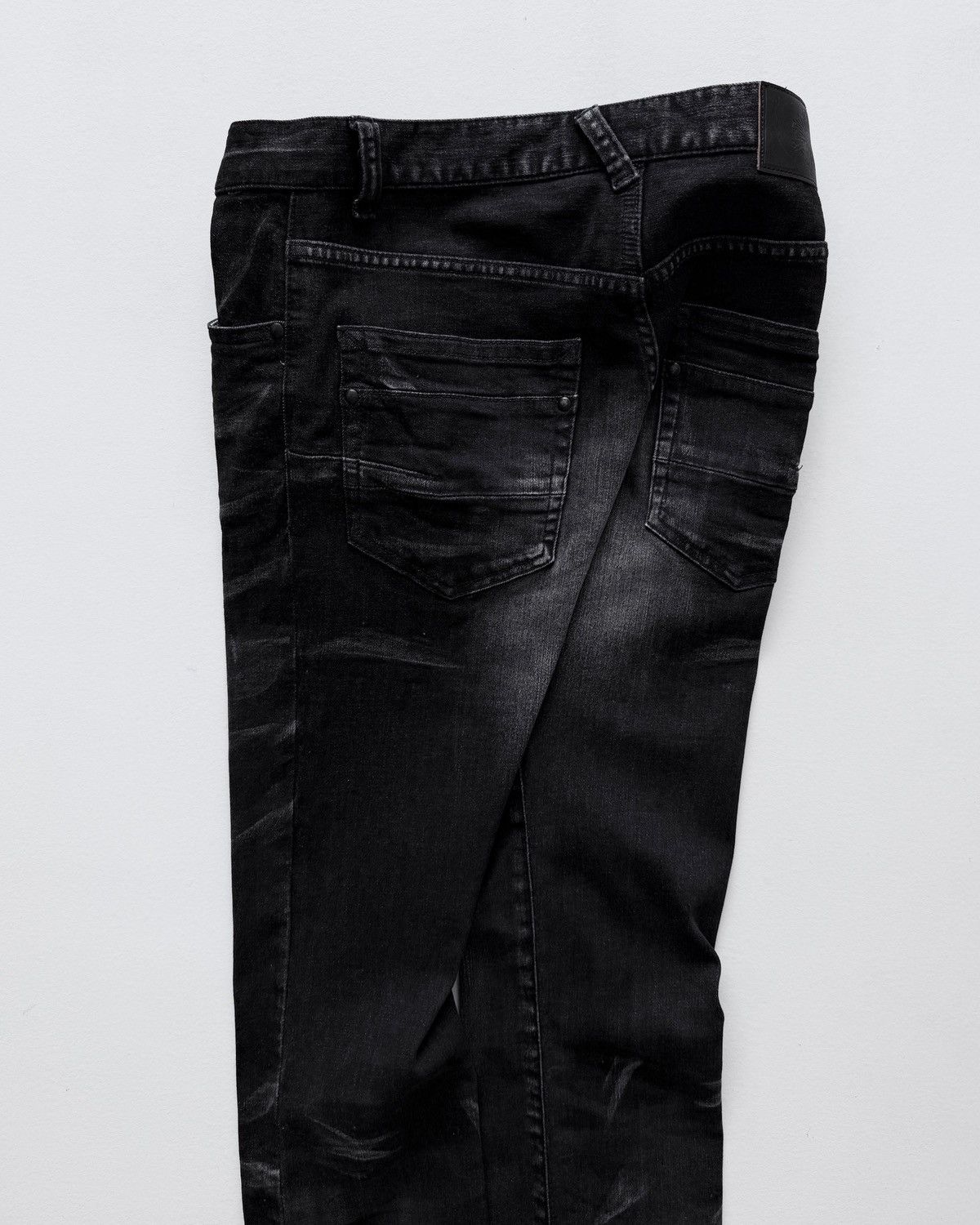Tornado Mart TORNADO MART WASHED BLACK SKINNY JEANS Size US 31 - 5 Thumbnail