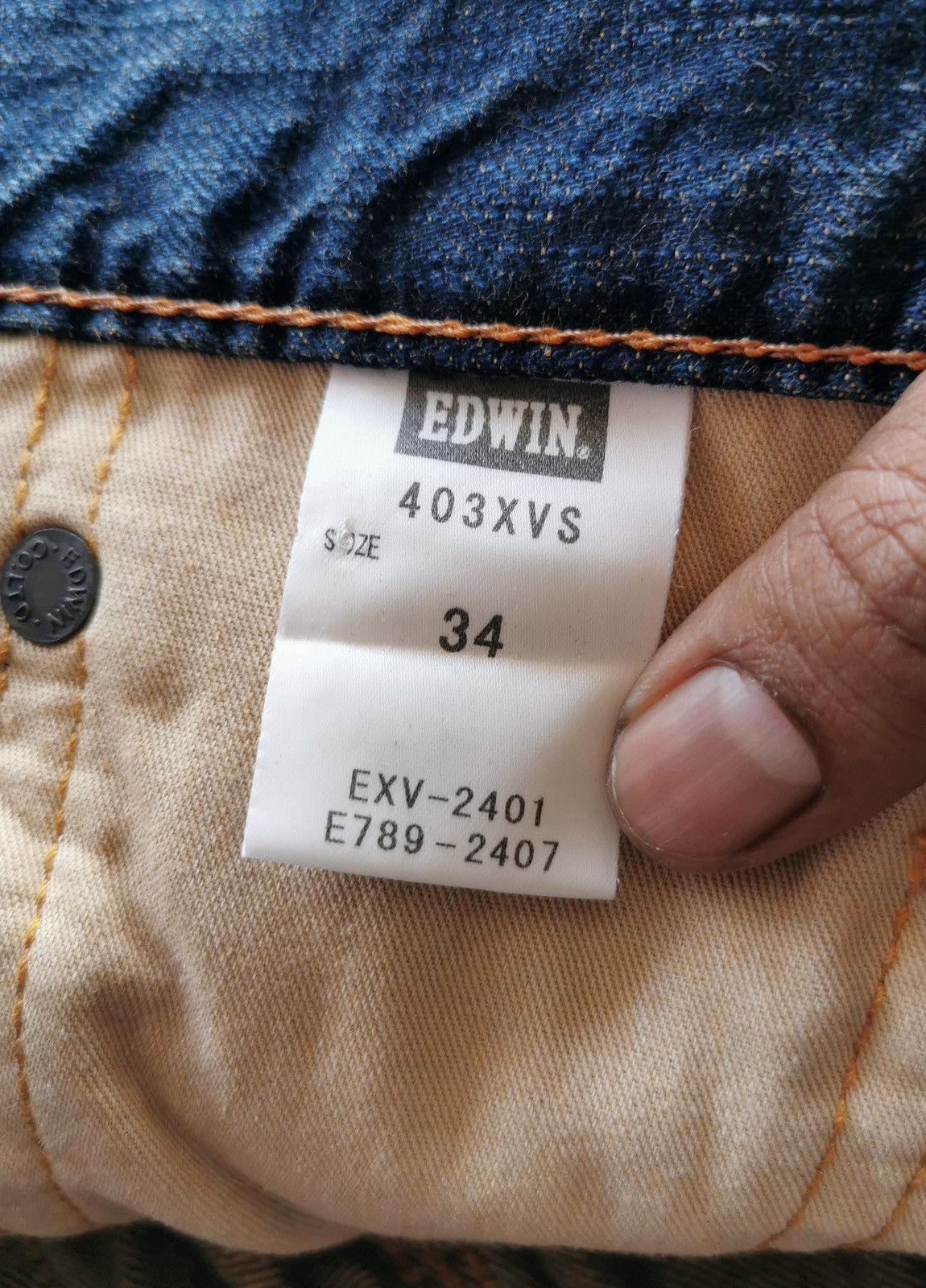 Edwin Rustic Color Edwin 403XVS Denim Jeans Size US 36 / EU 52 - 8 Thumbnail