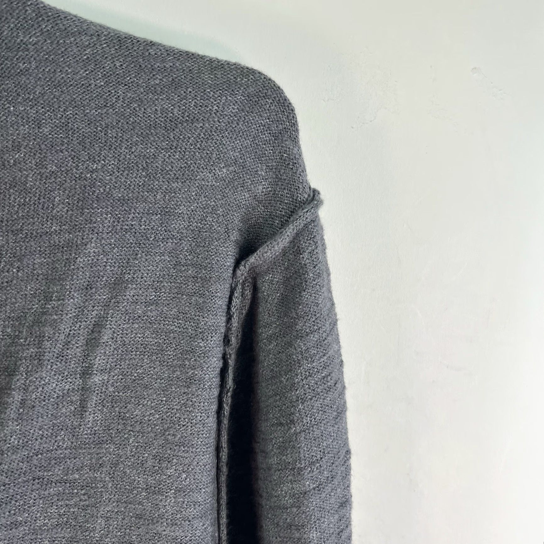 Vintage JP 1880 Cotton Cardigan Button-Up Pocketed Sweater Mens 5XL Gray Collared Shirt? Size US XXL / EU 58 / 5 - 2 Thumbnail