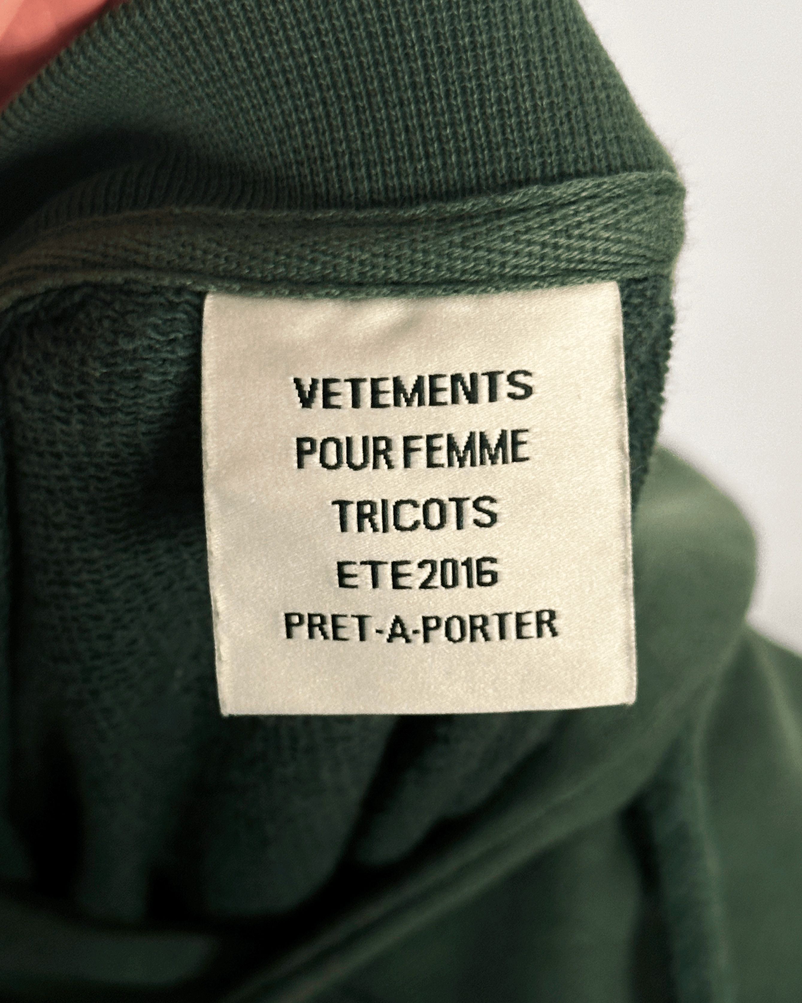 Vetements Vetements Polizei Reversible Cropped Hoodie Size US M / EU 48-50 / 2 - 9 Thumbnail