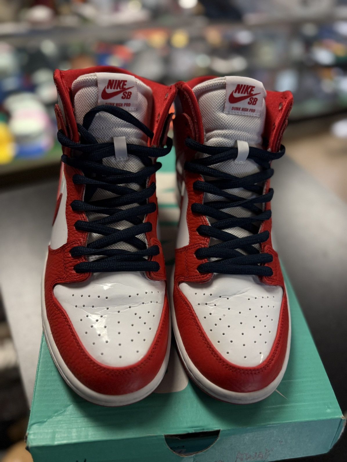 Nike NIKE SB ZOOM DUNK HIGH PRO "FUTURE COURT" UNIVERSITY RED Size US 11 / EU 44 - 8 Thumbnail