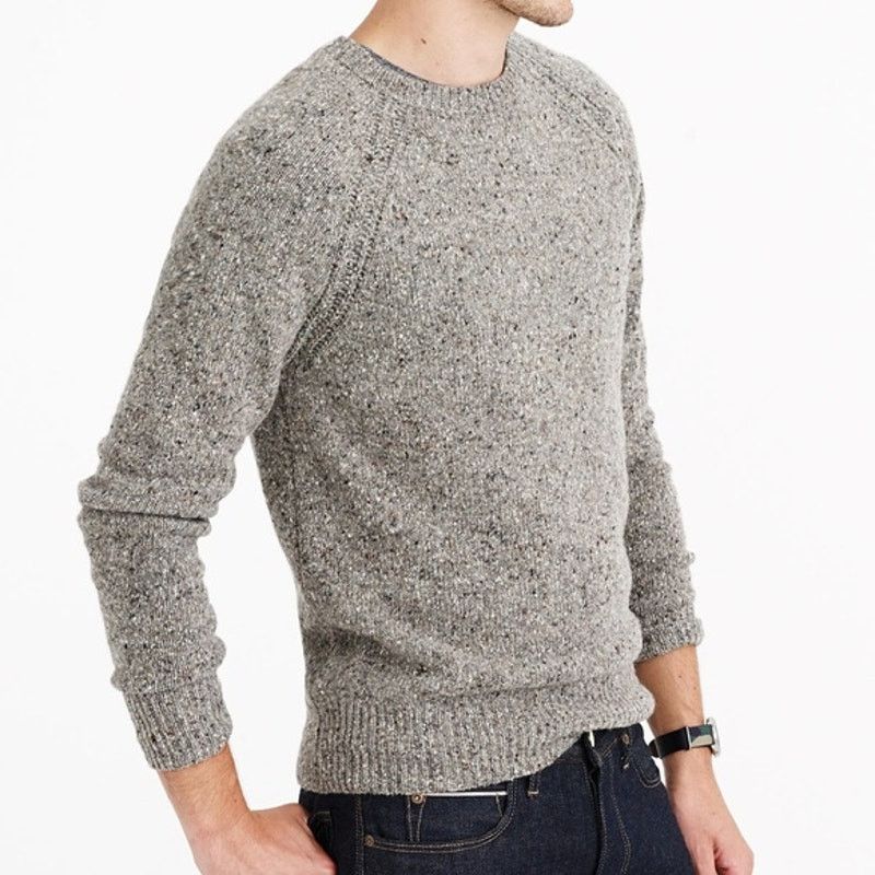 J.Crew J. Crew Dongal Tweed Knit Wool Crewneck Pullover Sweater Size US M / EU 48-50 / 2 - 2 Thumbnail
