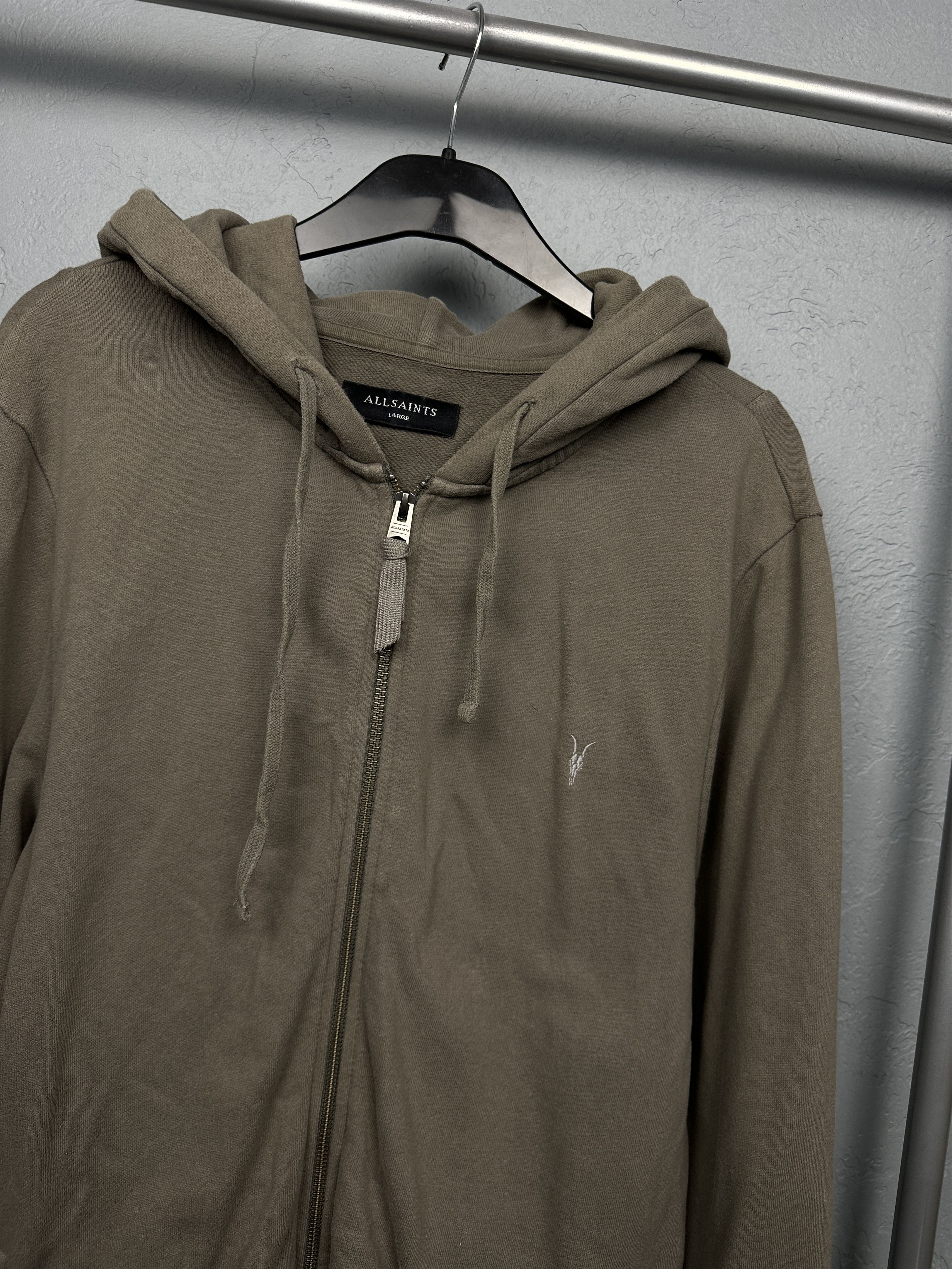 Allsaints Allsaints Mens Raven Zip Hoody Size US L / EU 52-54 / 3 - 2 Thumbnail