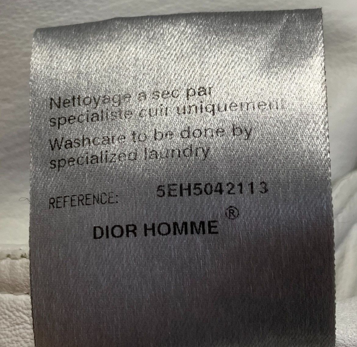 Dior Dior Homme 05ss White Lambskin Three Wolf Leather Jacket Size US M / EU 48-50 / 2 - 4 Thumbnail