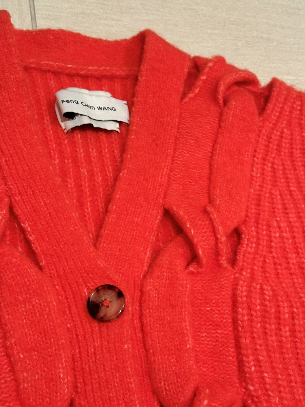 Feng Chen Wang orange wool cardigan Feng chen wang S unisex Size S / US 4 / IT 40 - 13 Thumbnail