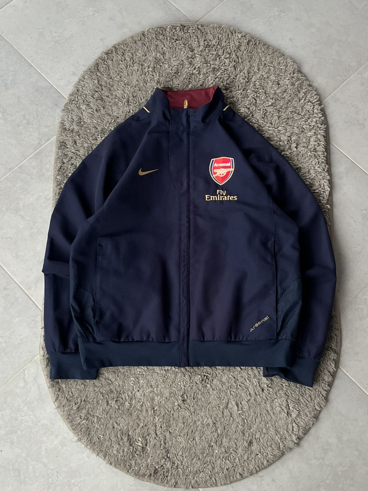 Nike Vintage Light Jacket Nike Soccer football team Arsenal Size US M / EU 48-50 / 2 - 1 Thumbnail
