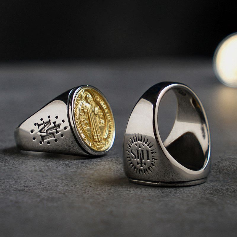 Jewelry New Trend Jewelry Rings Open Size Chrome Ring (Size 7-13) Size ONE SIZE - 2 Thumbnail