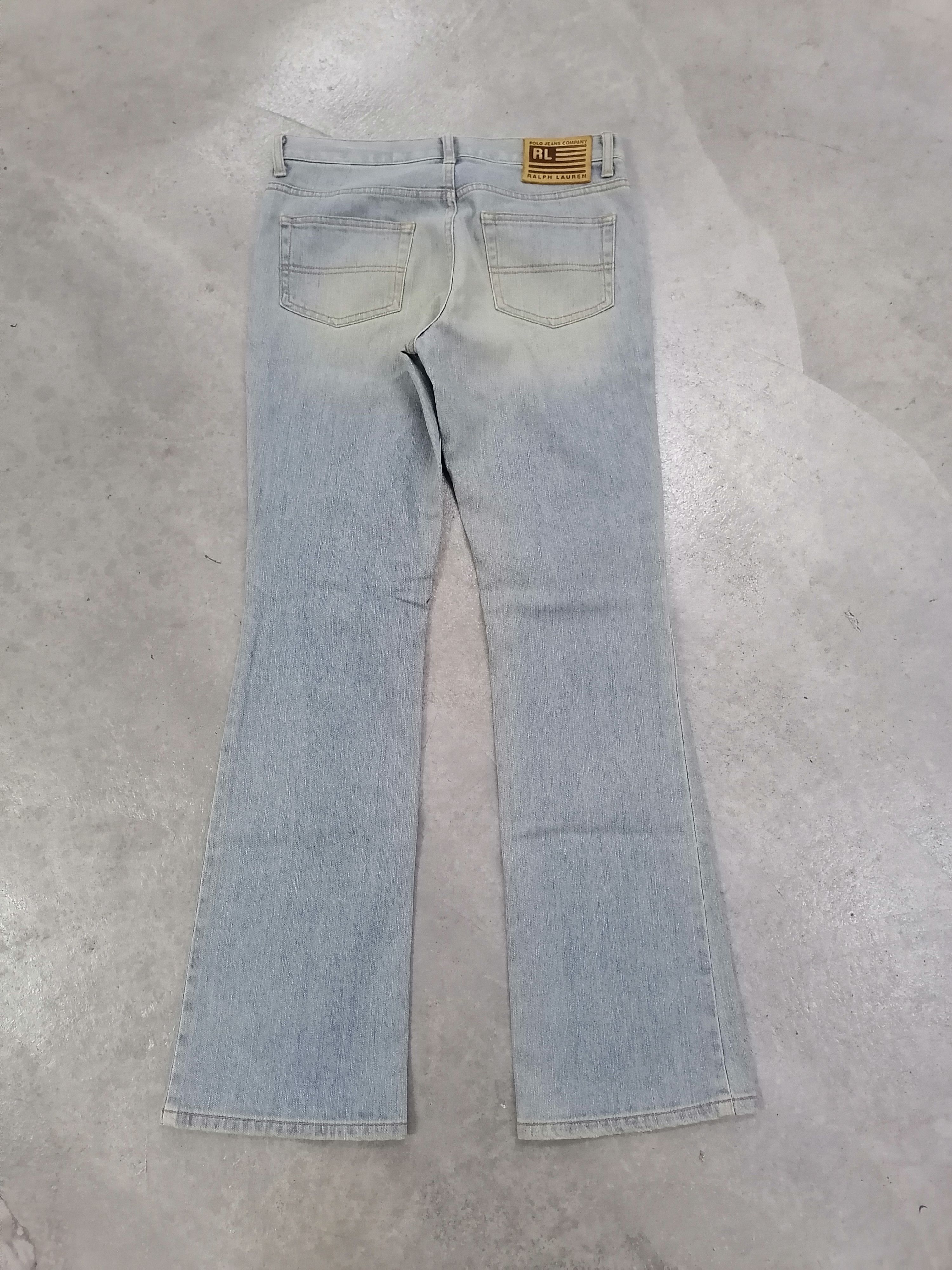 Polo Ralph Lauren × Vintage Flare Vintage Polo Ralph Lauren Distressed Denim Pants Size US 30 / EU 46 - 8 Thumbnail