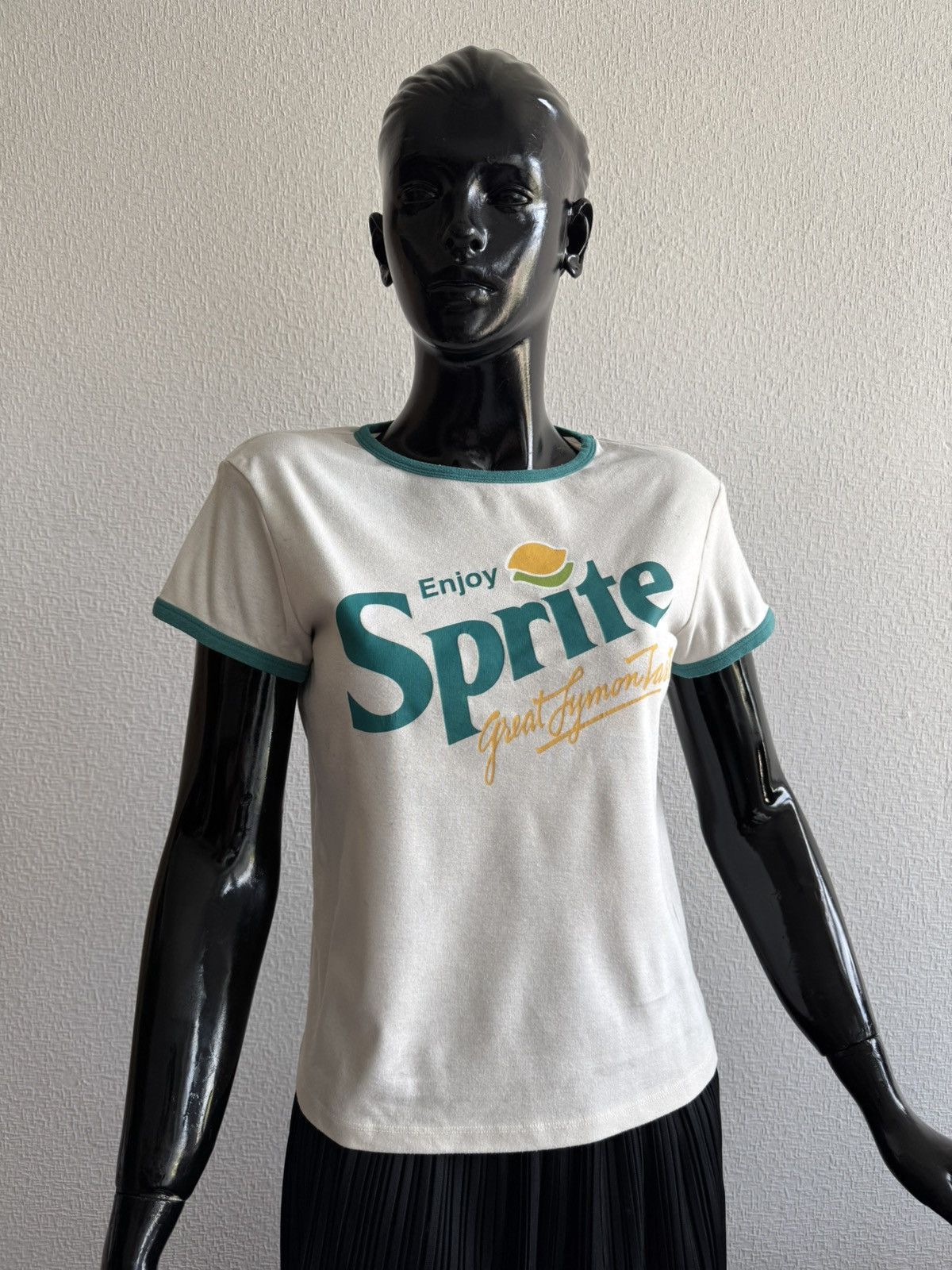 Vintage Sprite Enjoy Brasil style vintage wmns tee 00s Coca-Ca Size M / US 6-8 / IT 42-44 - 1 Thumbnail
