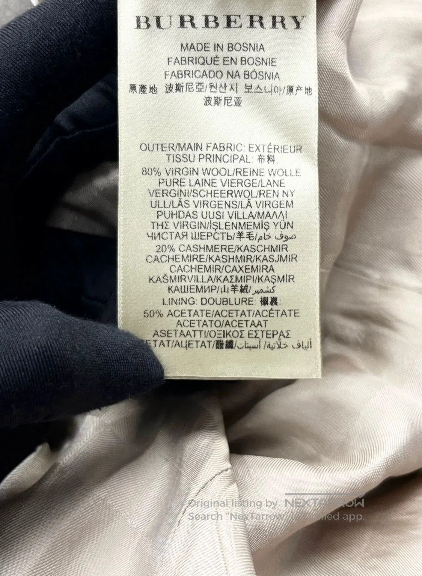 Burberry burberry beige cashmere blend trench coat. Size M / US 6-8 / IT 42-44 - 4 Thumbnail