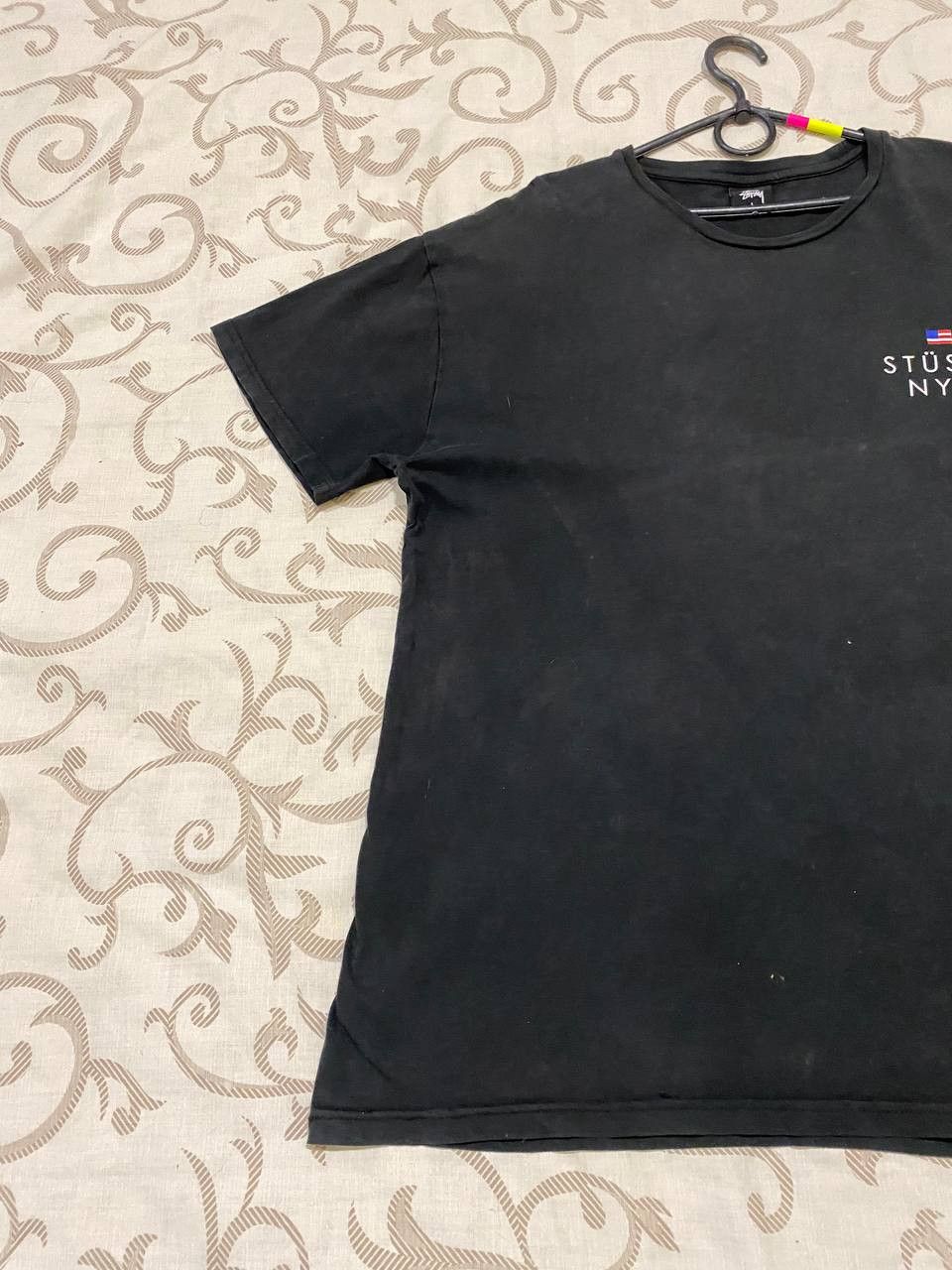 Stussy Stüssy NYC “1980 Worldwide Respect” Black T-Shirt (Size L) Size US L / EU 52-54 / 3 - 3 Thumbnail