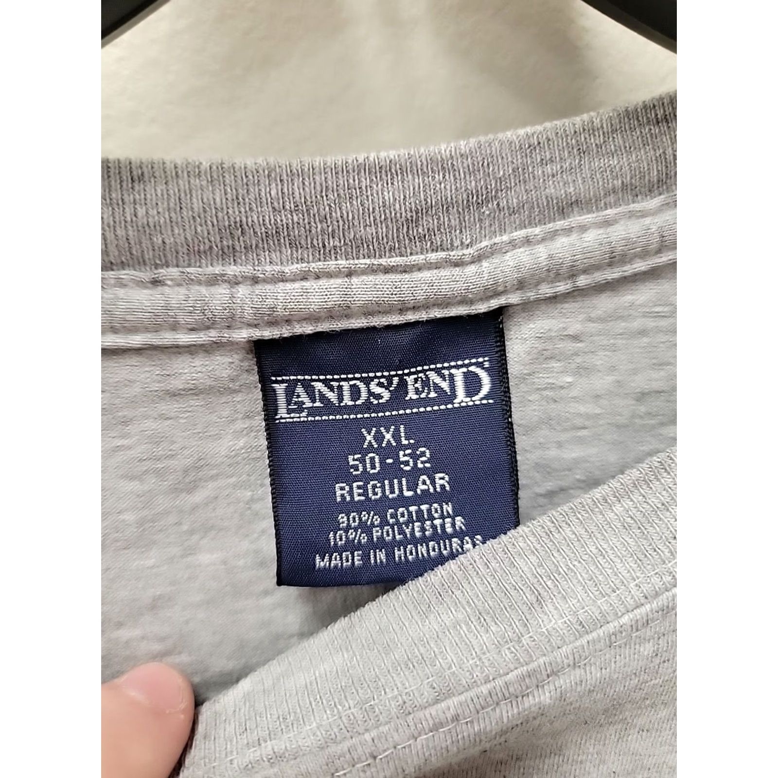 Lands' End VINTAGE Lands' End Men T-Shirt Grey Rosie The Riveter Graphic 2XL Crew Neck Short Sleeve USA USA 1949 Distressed Size US XXL / EU 58 / 5 - 4 Thumbnail