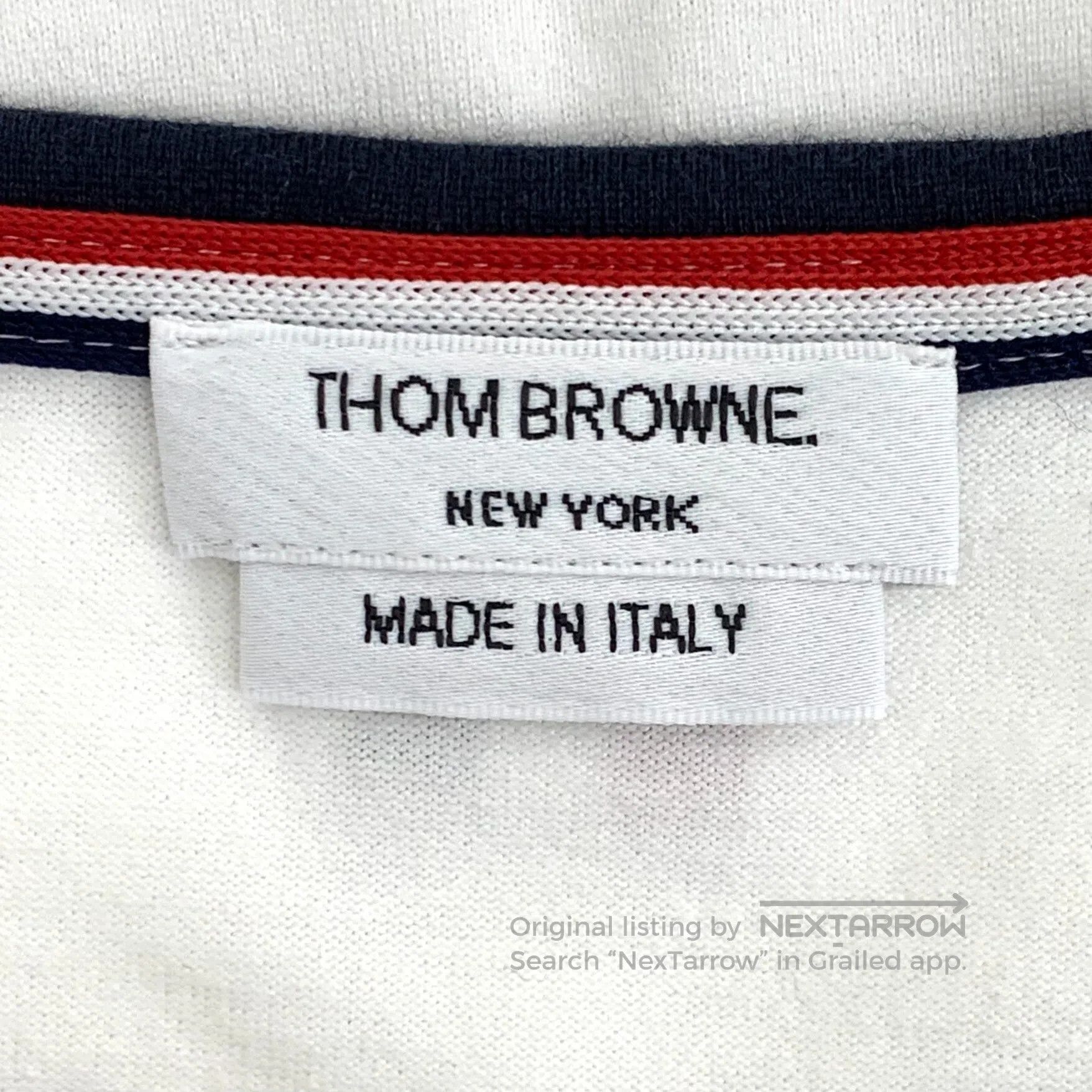 Thom Browne Thom Browne Red, White, and Blue Color Block Cotton Long S Size US XS / EU 42 / 0 - 6 Thumbnail