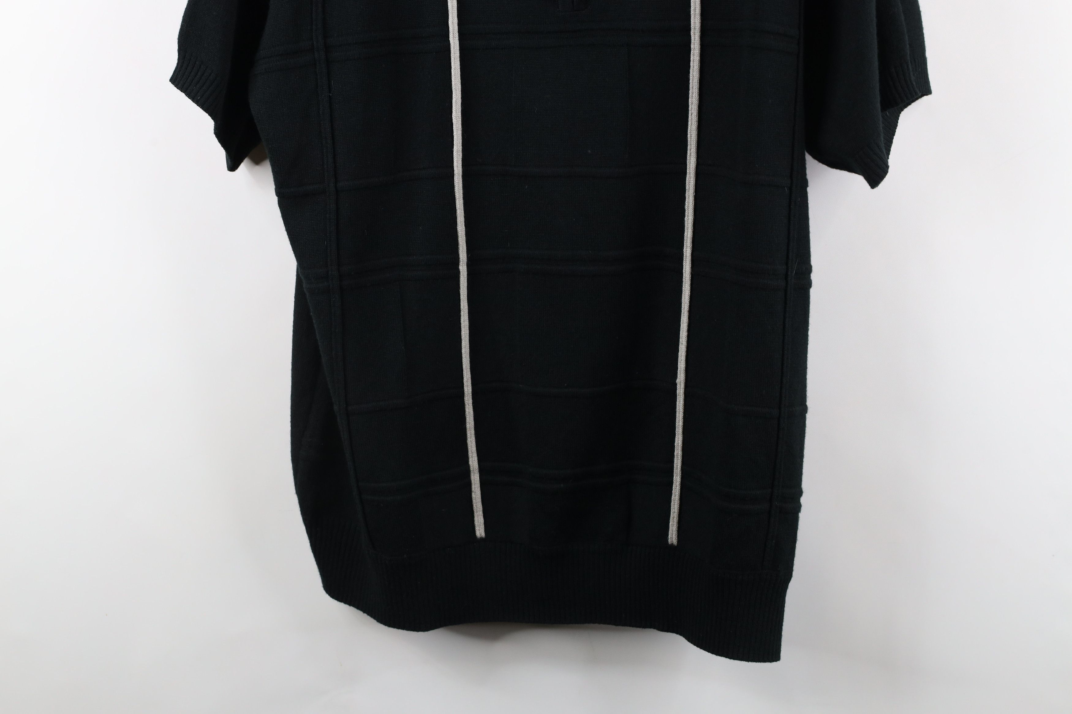 Vintage Vintage 90s Streetwear Checkered Knit Half Zip Pullover Polo Size US XL / EU 56 / 4 - 3 Thumbnail