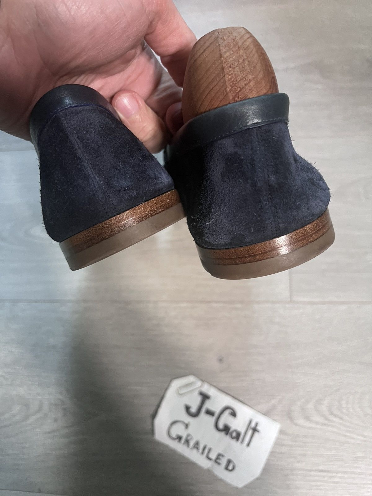 J.M. Weston J.M. Weston Iconic 180 Suede Loafers Size US 7.5 / EU 40-41 - 7 Thumbnail