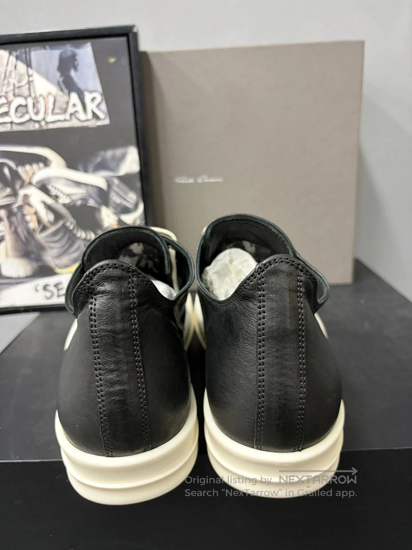 Rick Owens Rick Owens Black White Low. Size US 7 / EU 40 - 7 Thumbnail