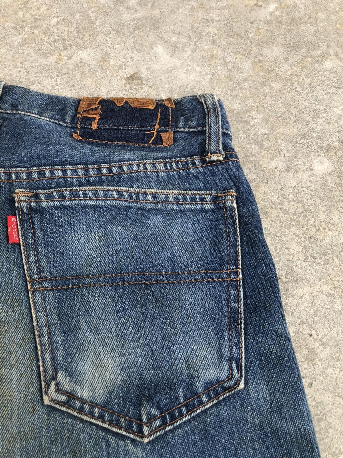 Big John Vintage Big John Distressed Jeans Straight Fit Size US 30 / EU 46 - 17 Thumbnail
