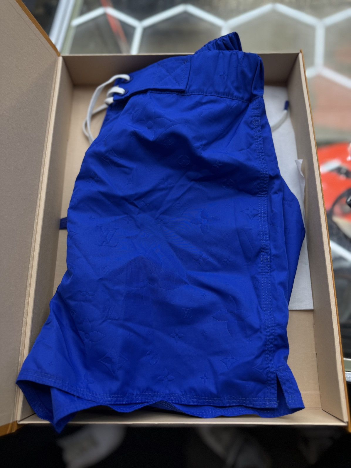 Louis Vuitton Louis Vuitton Blue Summer Swim Trunks Size XS (NEW) Size US 29 - 13 Thumbnail