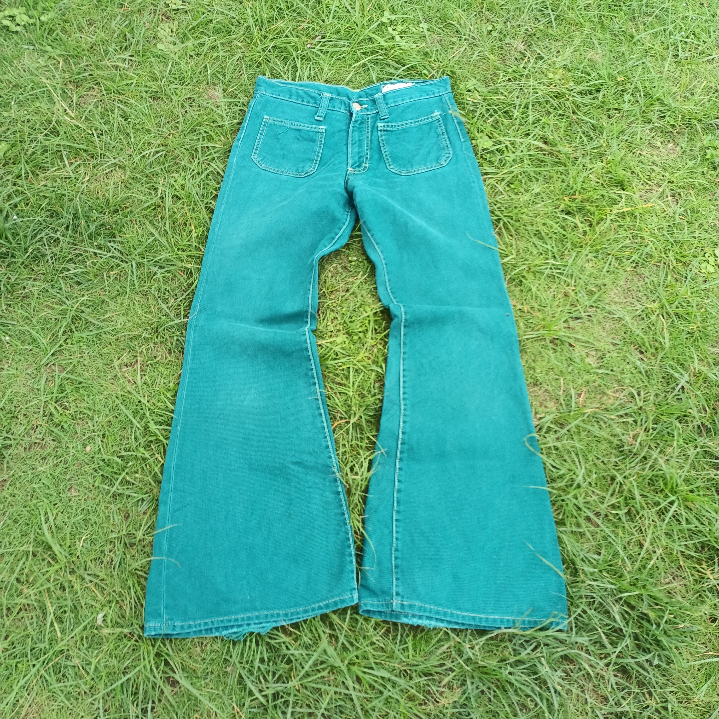 image of Seditionaries x Vintage Wrangler Flare Denim in Green, Men's (Size 30)