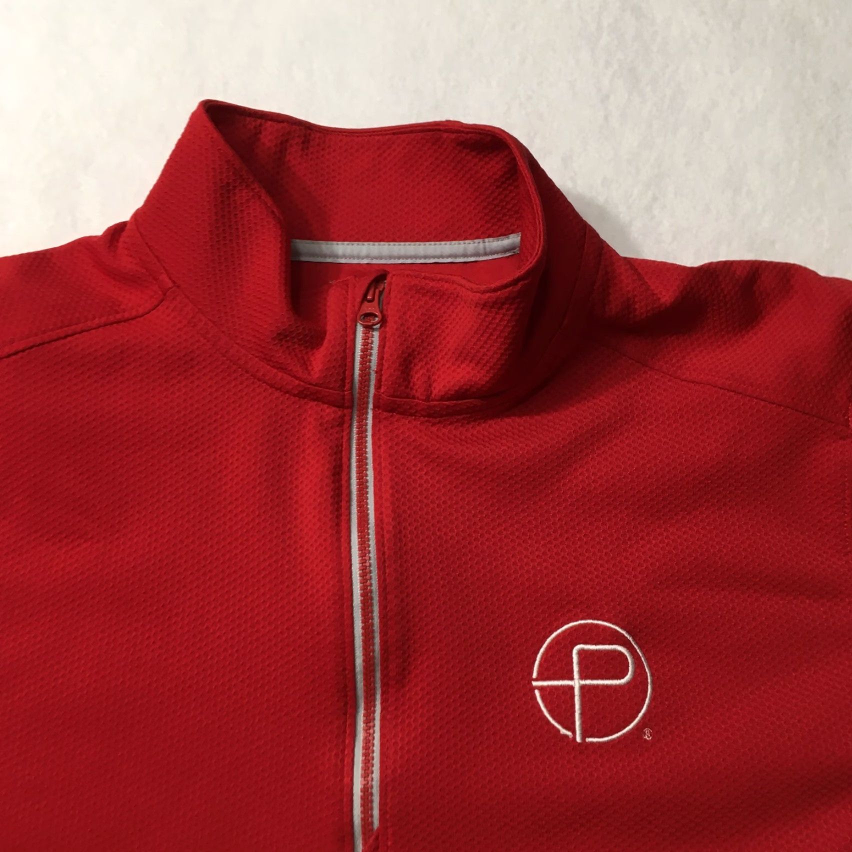 Vintage Sport-Tek Pullover Mens Red Medium Long Sleeve 1/4 Zip Lightweight Moisture Wicking Shirt Size US M / EU 48-50 / 2 - 2 Thumbnail