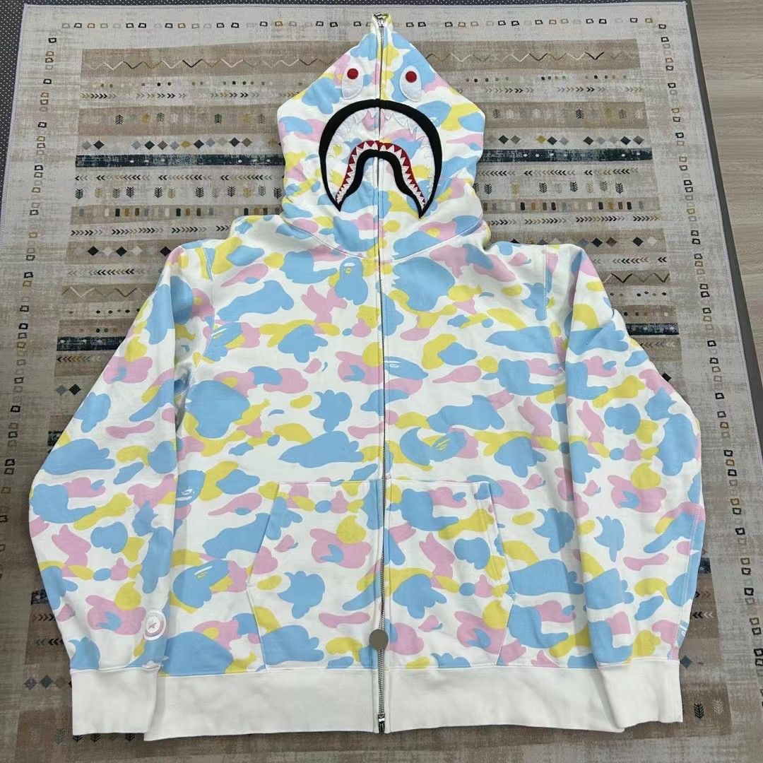Bape LIMITED SHARK FULL ZIP HOODIE Size US XXL / EU 58 / 5 - 1 Thumbnail