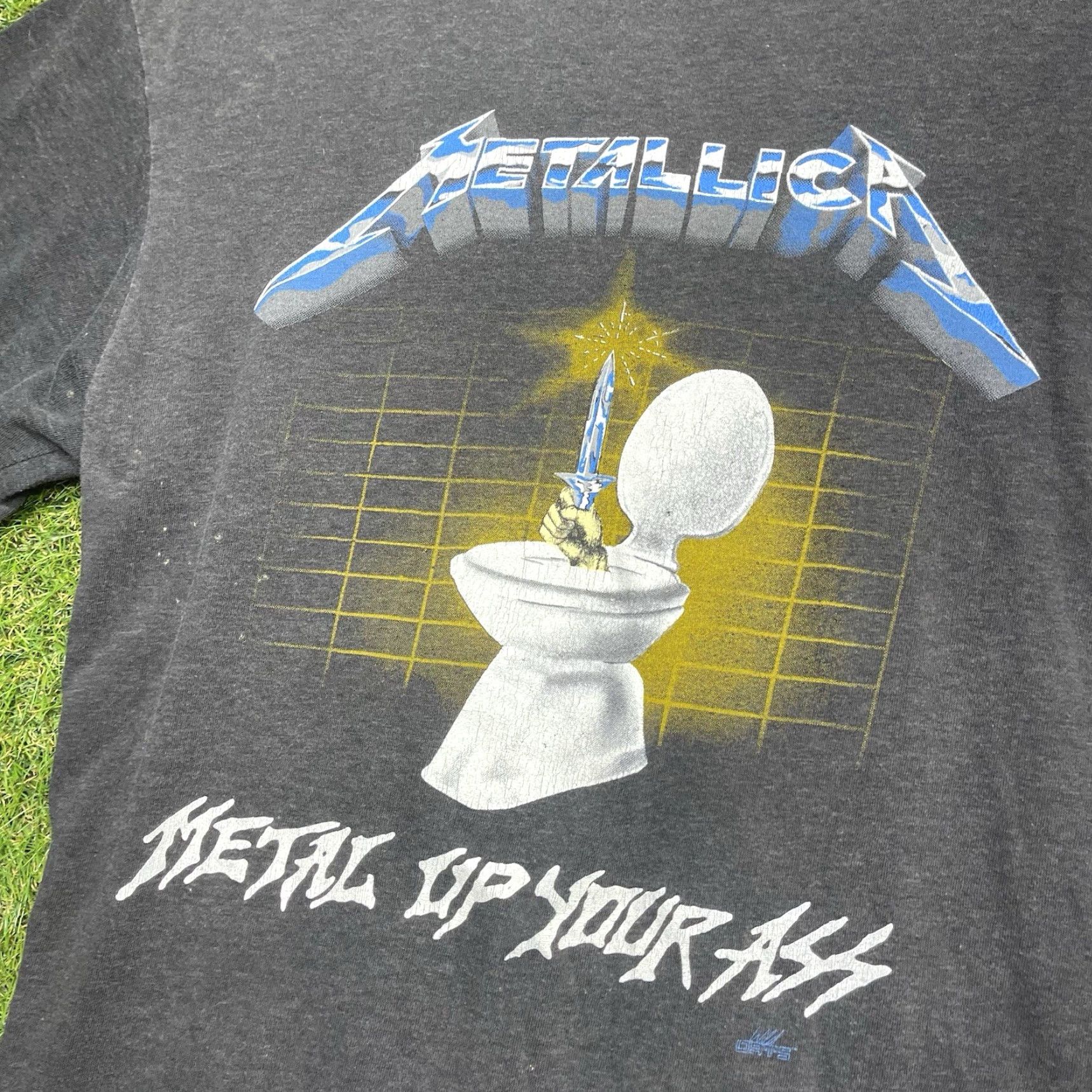 Vintage VINTAGE Metallica Shirt Mens Large 1990s Band Tee Short Sleeve Crew Neck Black Cotton T-Shirt Mens Size US L / EU 52-54 / 3 - 3 Thumbnail