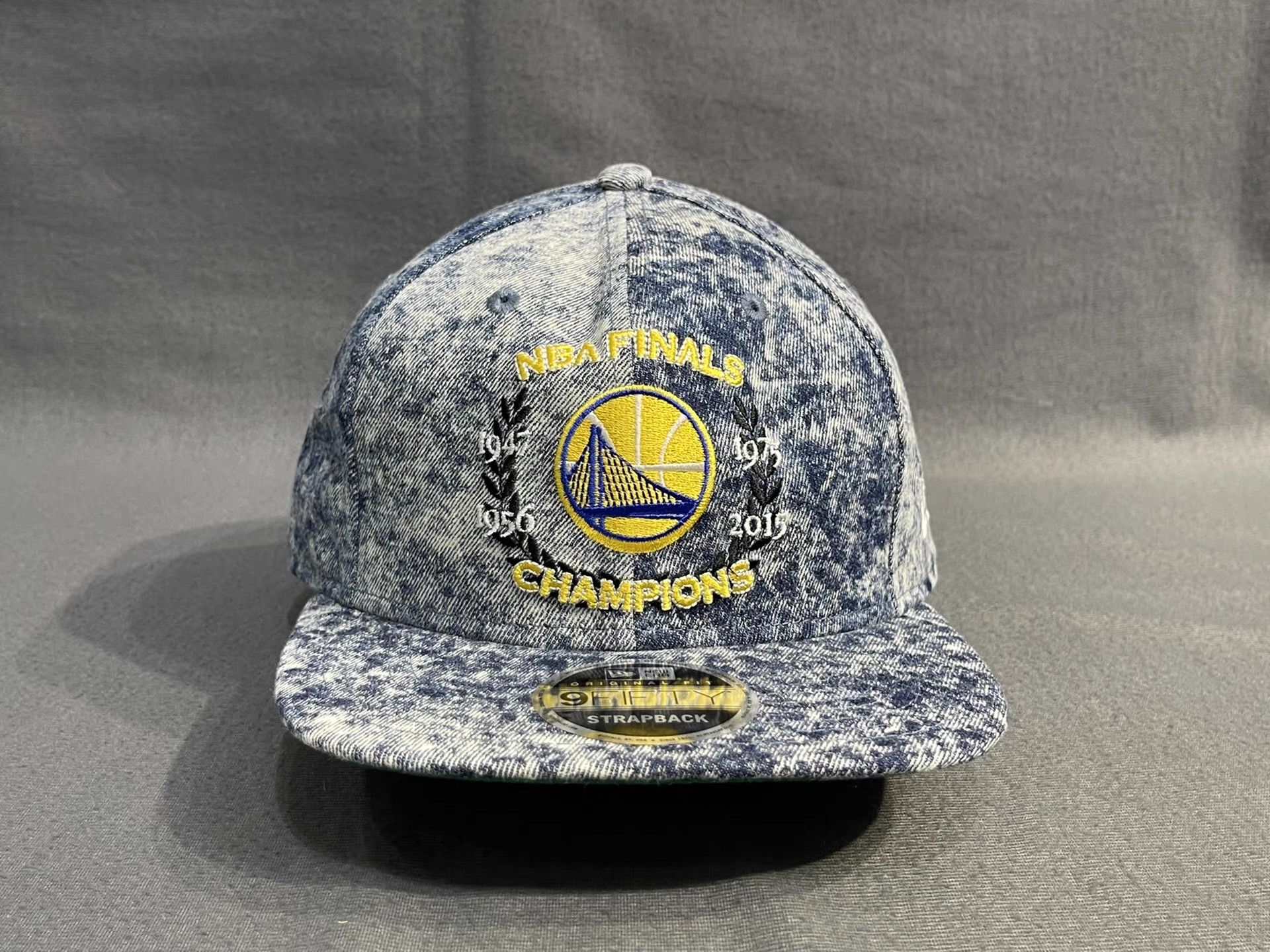 New Era New Era Golden State Warriors Flat Brim Adjustable Cap。 Q5 Size ONE SIZE - 9 Thumbnail