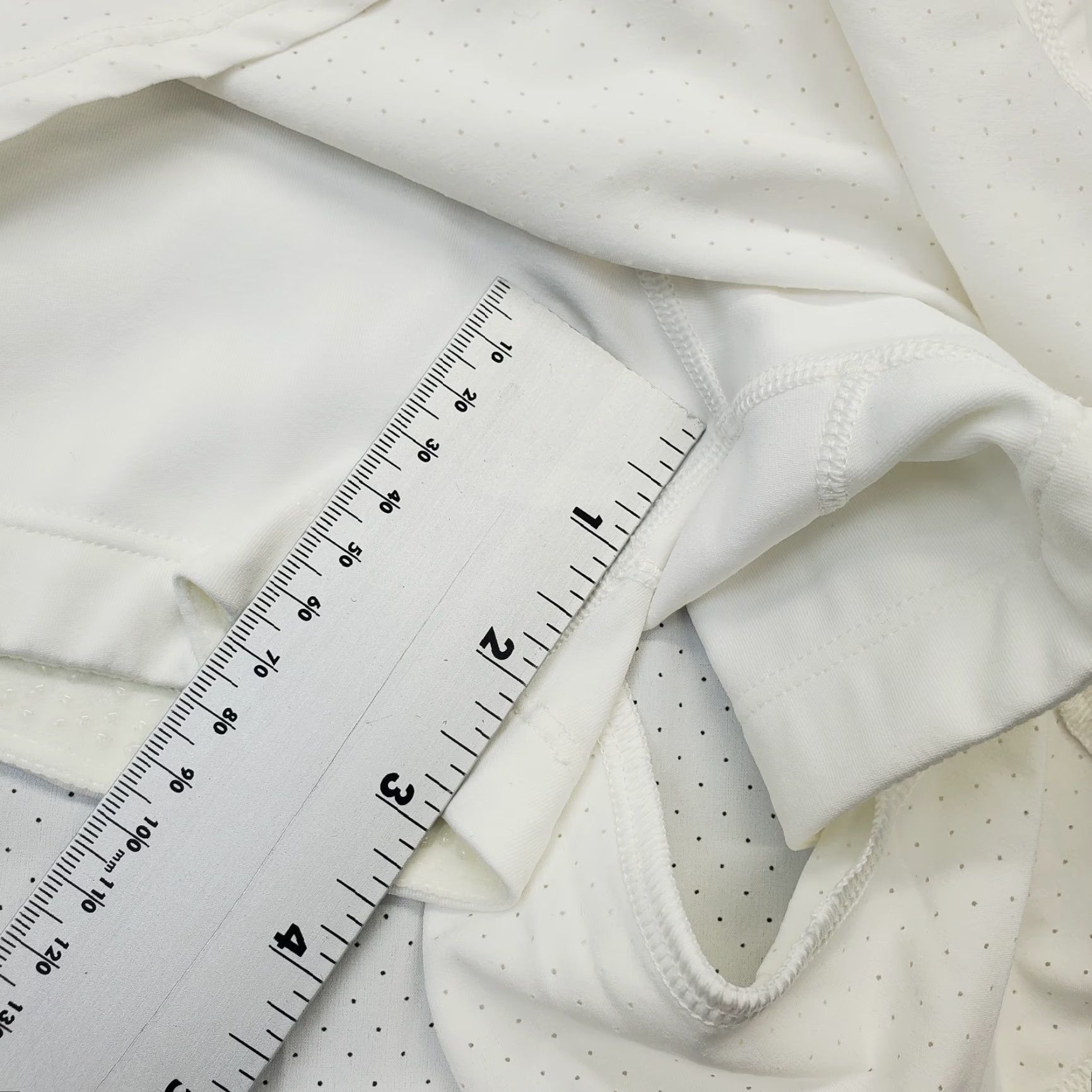 Vintage CALIA Womens XXL White Knit Waistband Shorts High-Rise Relaxed Fit Performance Size 40" / US 18 - 5 Thumbnail