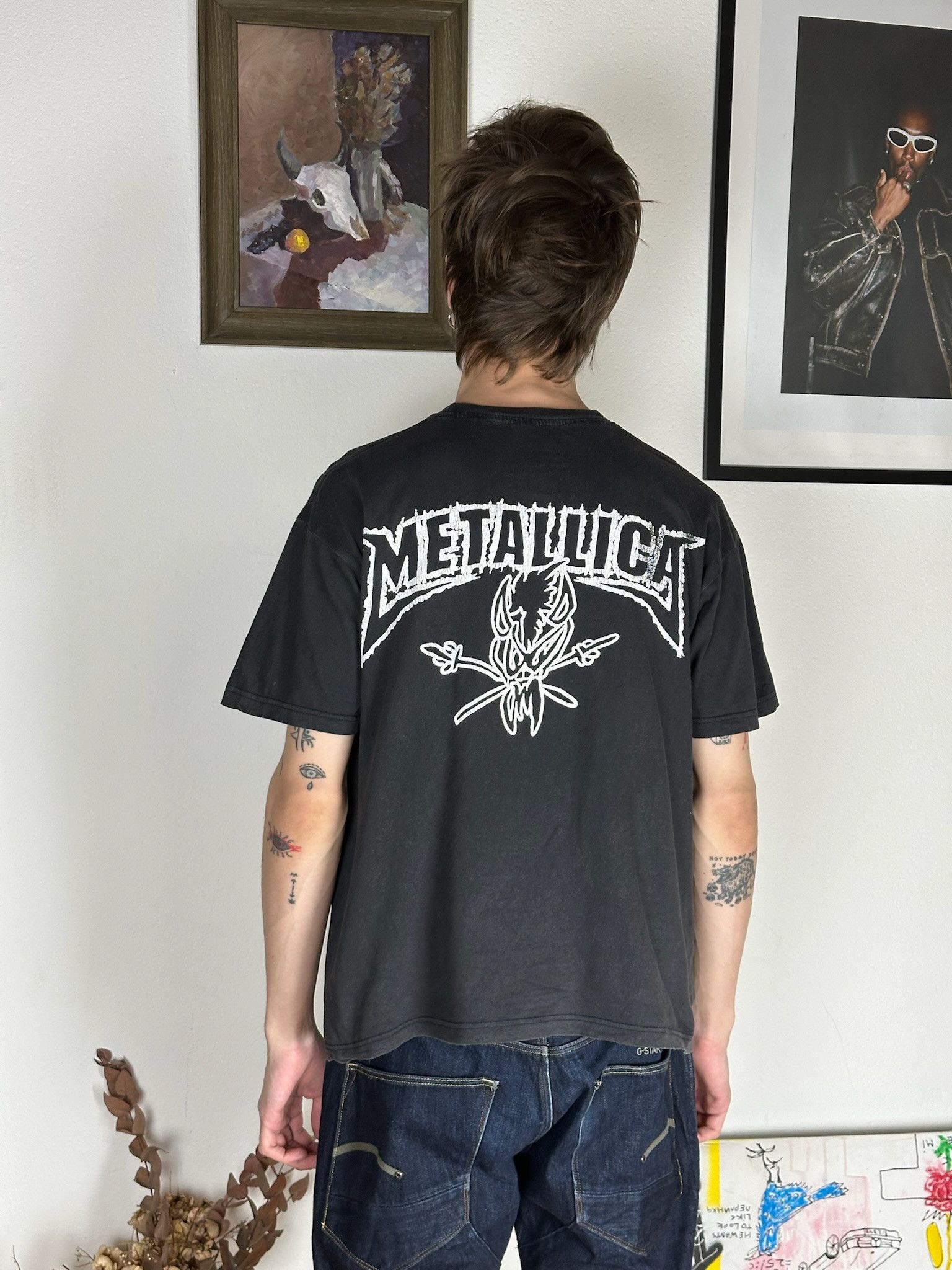 Band Tees Metallica Vintage Band Tee AOP all over parting tshirt Size US M / EU 48-50 / 2 - 7 Thumbnail