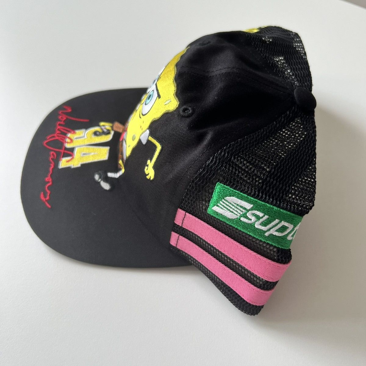 帽子 Supreme SpongeBob Mesh Back 6-Panel Supreme SpongeBob SquarePants Jeff Hamilton Mesh Back 6