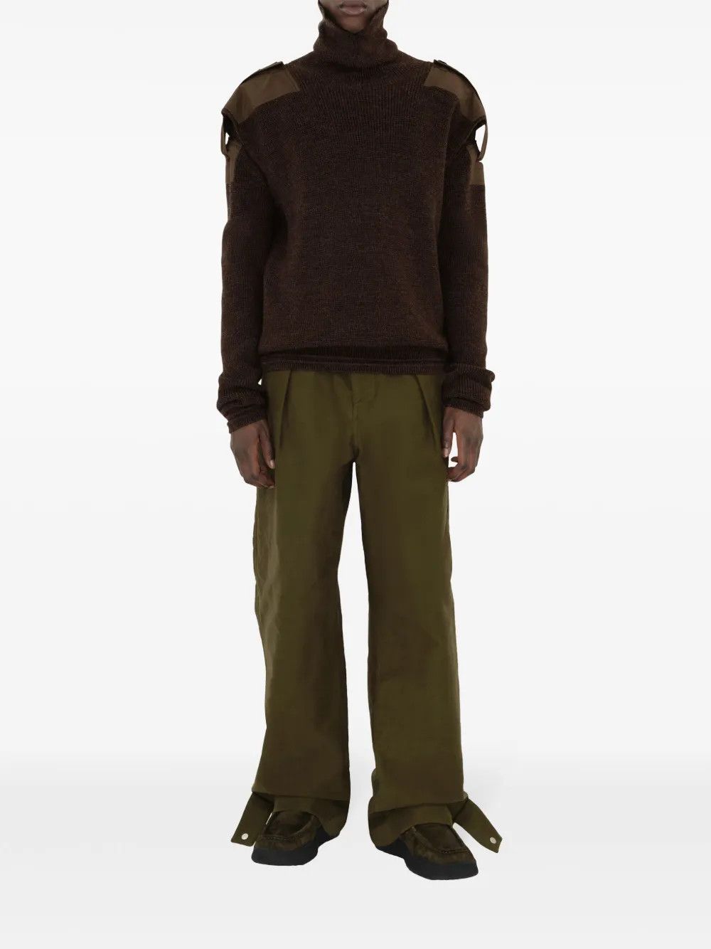 Burberry o1y0426 Turtleneck Sweater in Dark Brown Size US XL / EU 56 / 4 - 2 Thumbnail