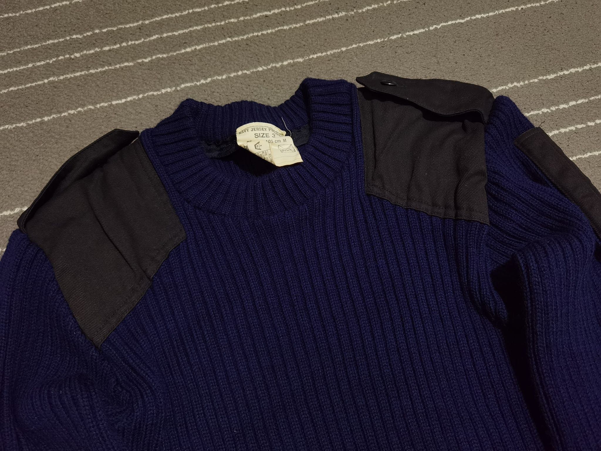 Other NAVY JERSEY PULLOVER military S 2144 Size US S / EU 44-46 / 1 - 10 Thumbnail
