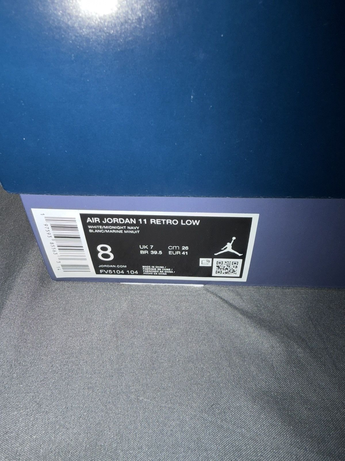 Jordan Brand Jordan 11 Retro Low ‘Diffused Blue’ Size 8M Size US 8 / EU 41 - 8 Thumbnail